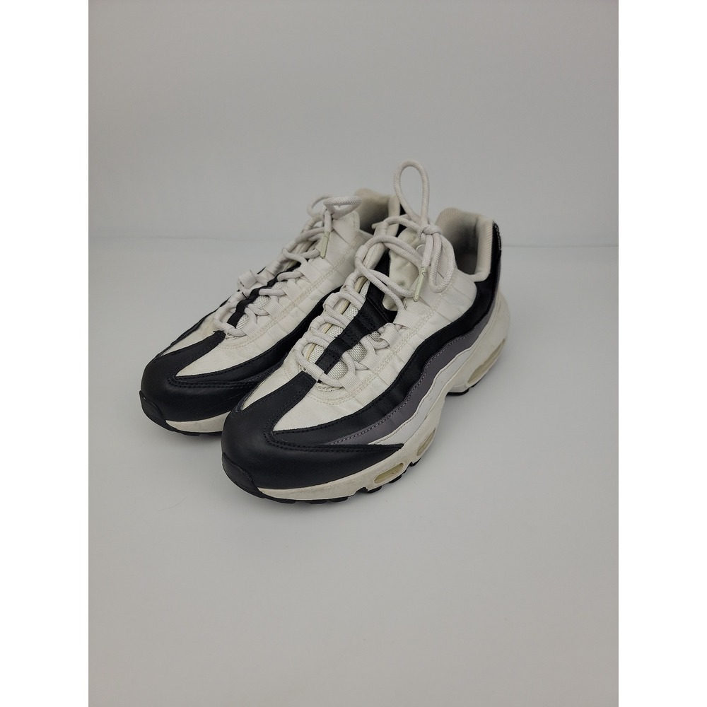 Nike Air Max 95 White Black Grey Sneakers 307960-021 Mens 8.5 Low Top Shoes